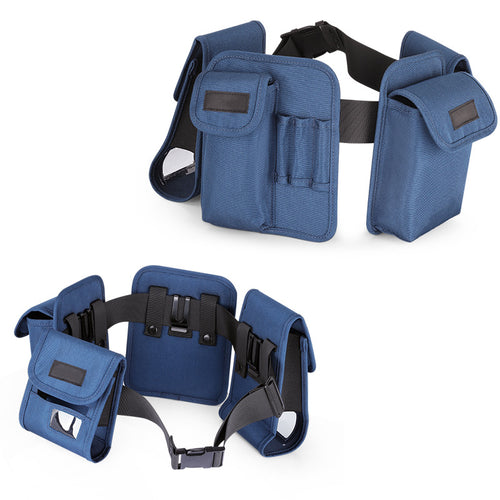Detachable Tool Belt with 4 Removable Pouches – Heavy Duty Work Belt Organizer for Construction, DIY & Workshop