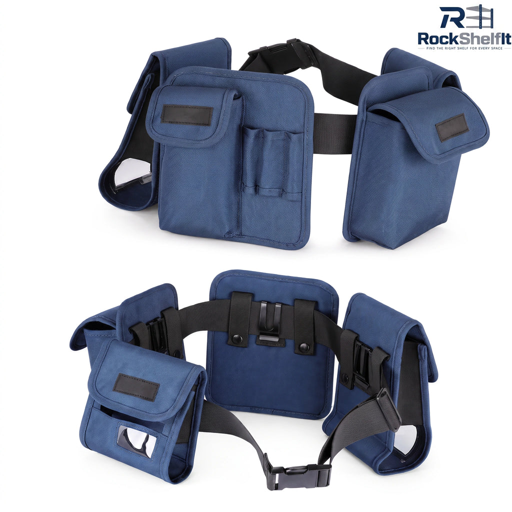 Waist-worn tool belt organizer detail